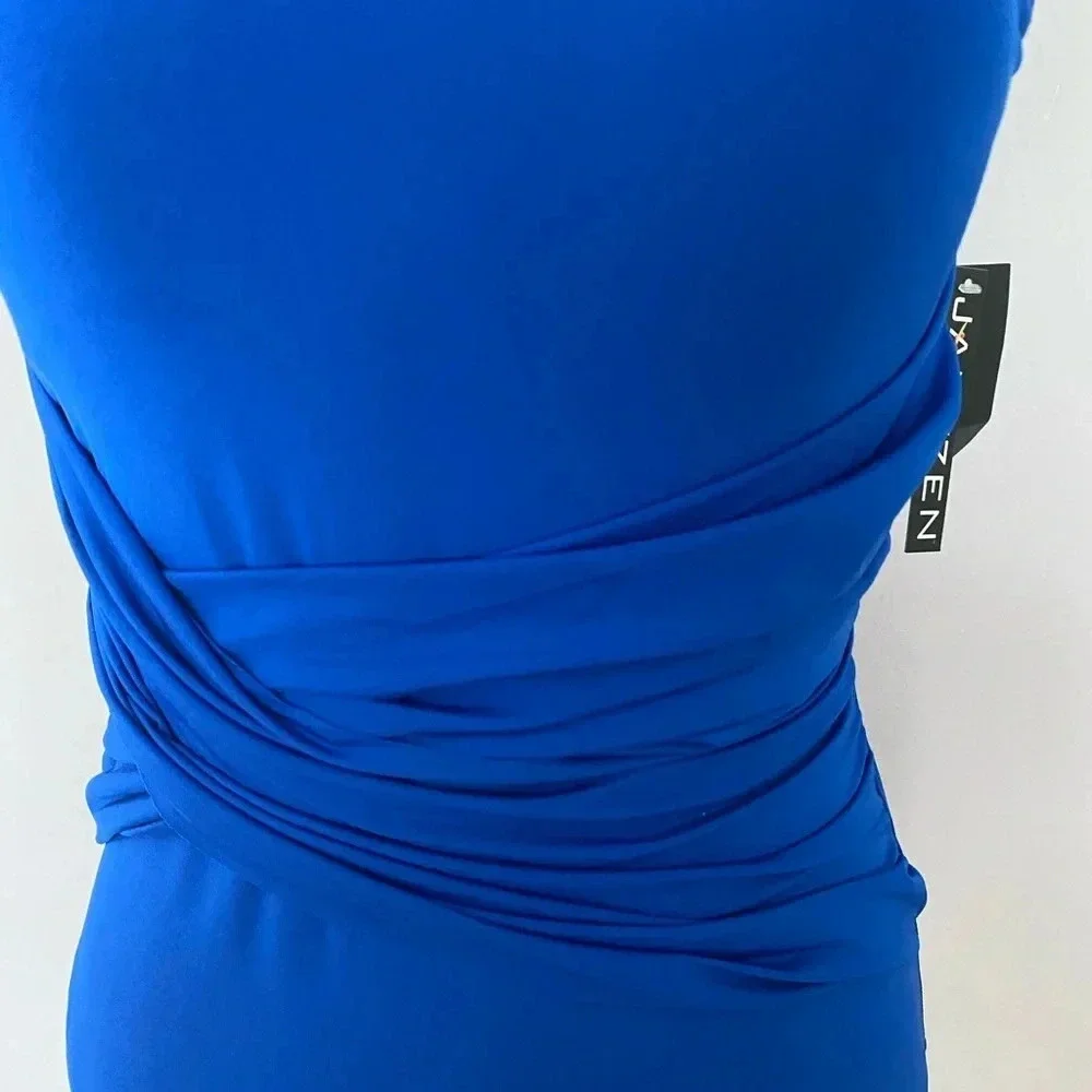 Jantzen Royal Blue One Piece Swimsuit Size 8